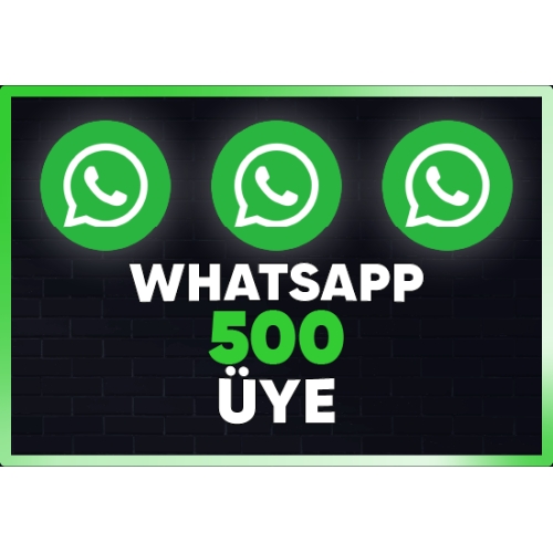  ⚡  GARANTİLİ  WHATSAPP 500 ÜYE ⚡